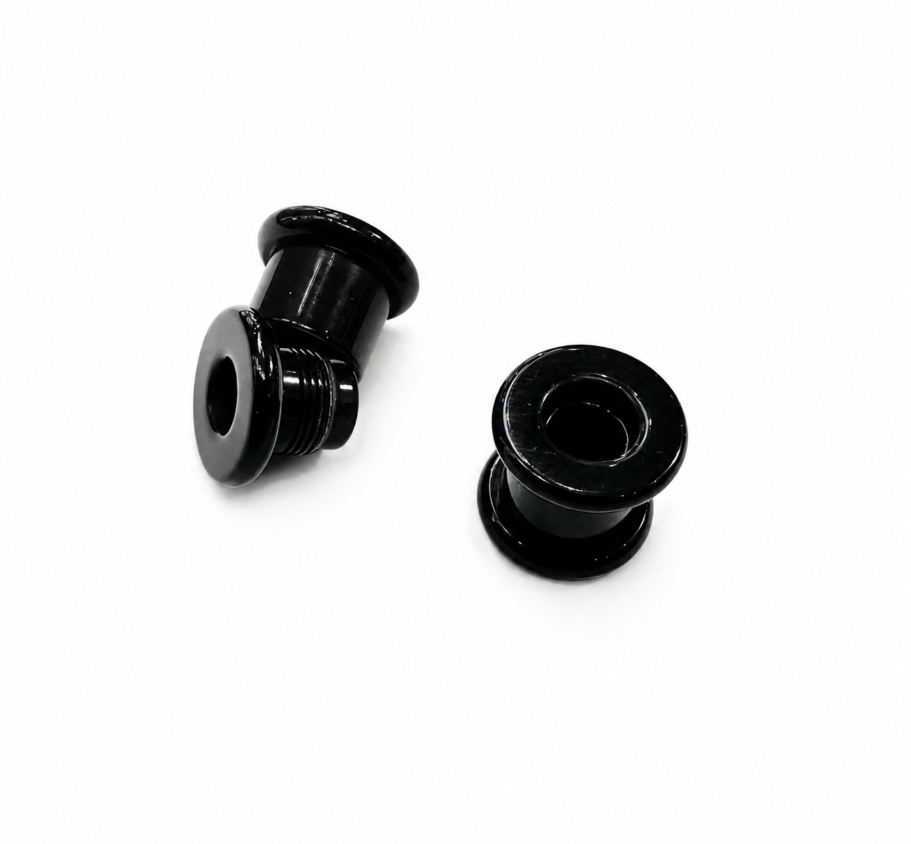 Black acrylic two piece tunnels