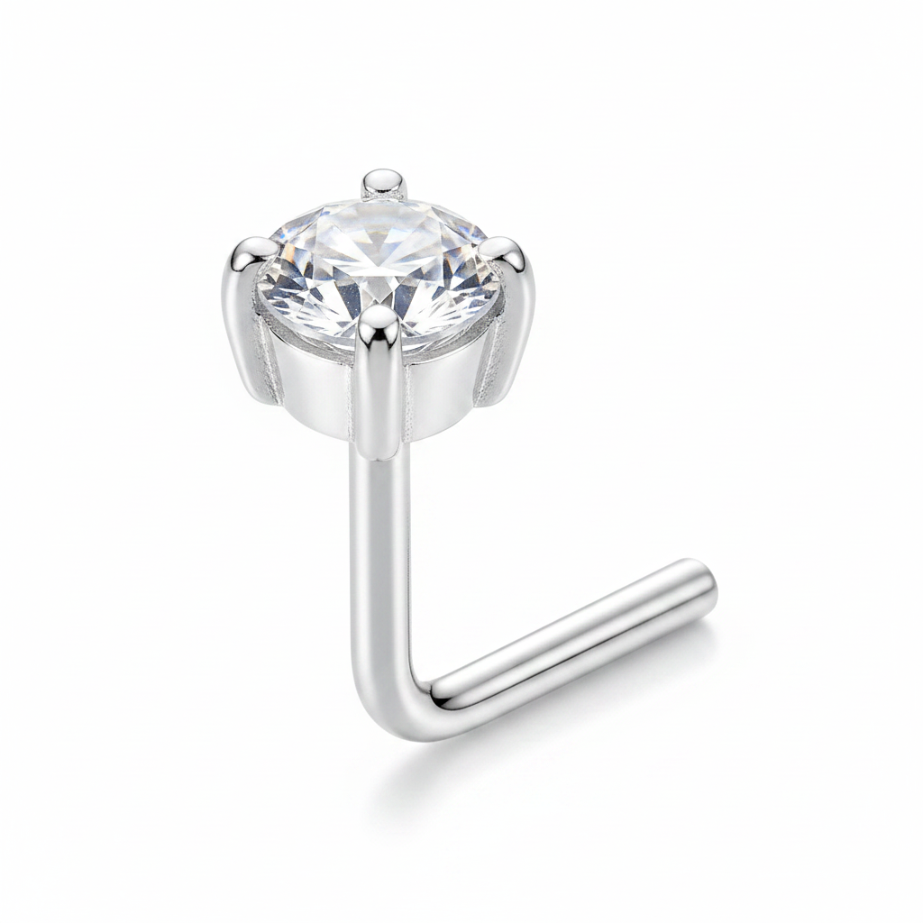 Sterling silver nose studs and rings - Pic&Mix The Body Jewellery Shop