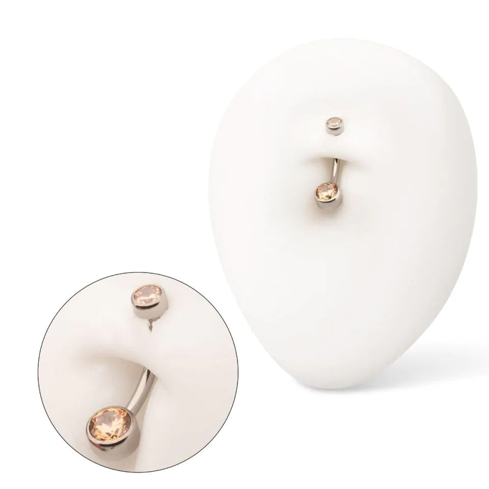 Initial Piercing  - Mini Belly bar - Pic&Mix The Body Jewellery Shop