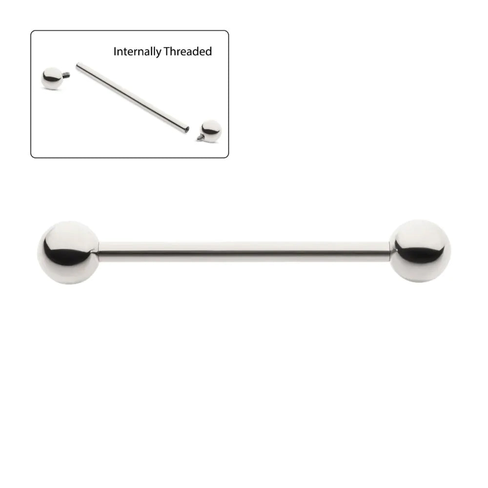 Initial Piercing  - Industrial piercing High Polish or Black PVD - Pic&Mix The Body Jewellery Shop