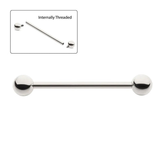 Initial Piercing  - Industrial piercing High Polish or Black PVD - Pic&Mix The Body Jewellery Shop