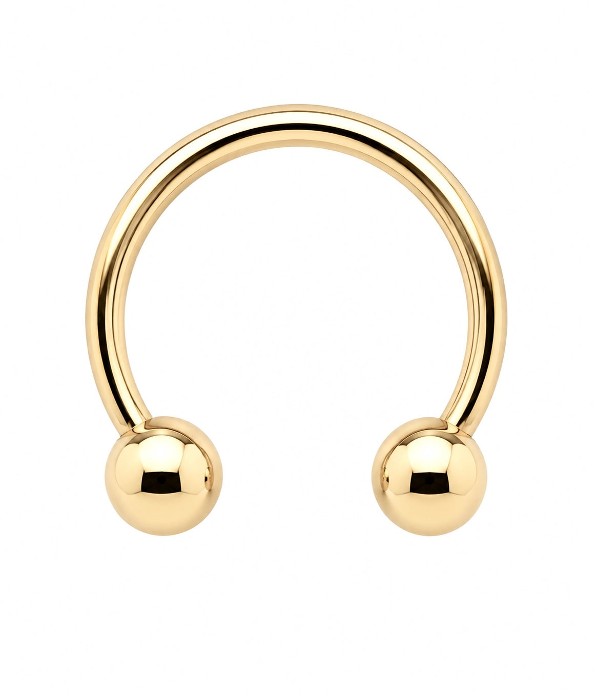 Zircon Steel circular barbell 1.2mm or 1.6mm