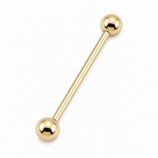 Zircon Steel Industrial Bar 1.6mm | Gold Tone Scaffold Bar 30mm–38mm