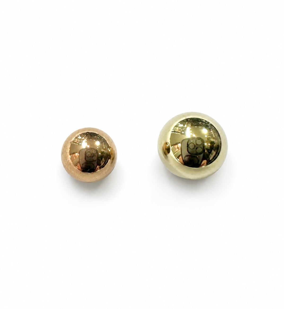 Anodised Surgical Steel Threaded Balls – External Thread Piercing Jewellery Ends