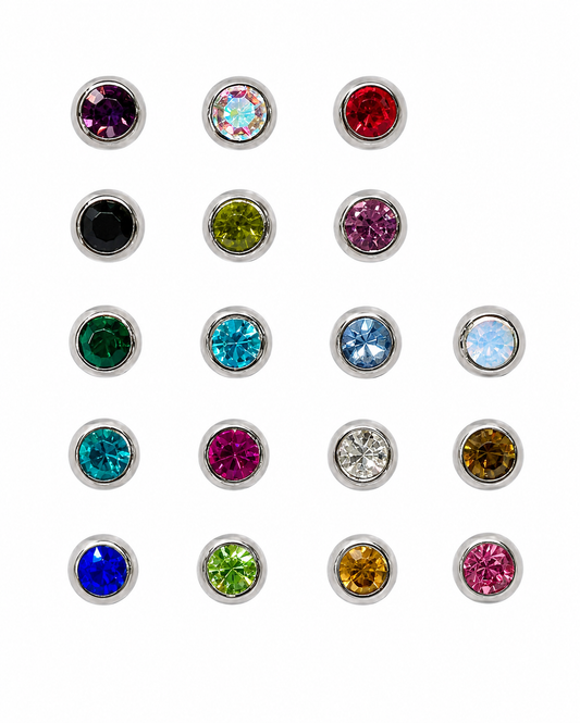 Surgical Steel 1.6mm x 5mm Ball Ends – Assorted Colours