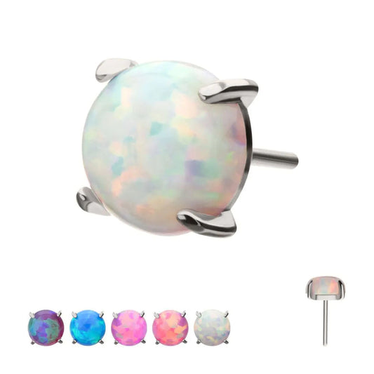Initial Piercing 2.5mm Synthetic Opal Stone for Nose, Helix, Forward Helix, Tragus - Pic&Mix The Body Jewellery Shop