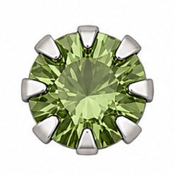 Sterling silver 8 claw nose studs