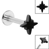 Ti Internal Point Star Labret - Pic&Mix The Body Jewellery Shop