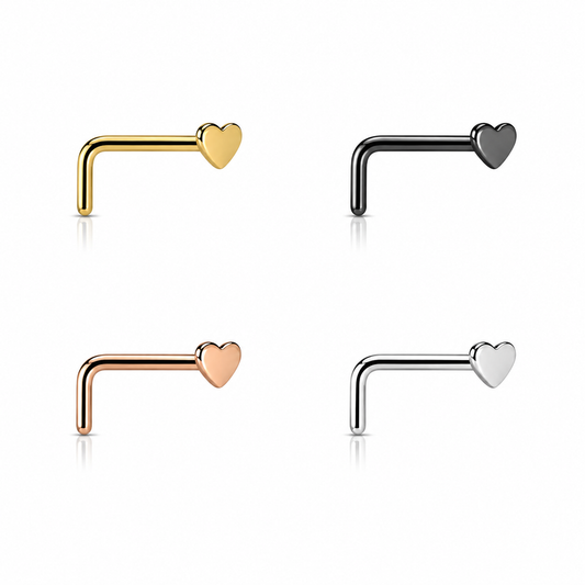 Plain Heart Steel L bend