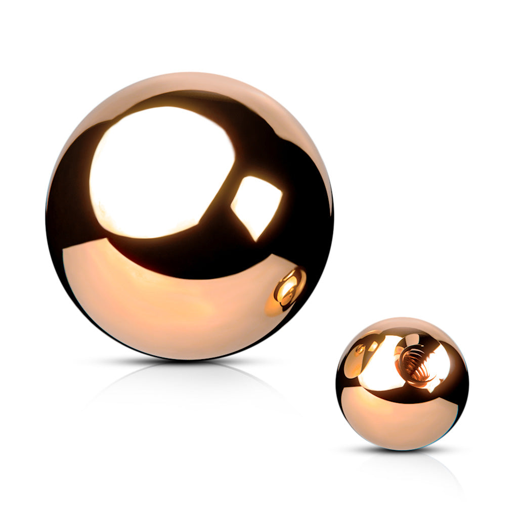 Surgical steel threaded balls - anodised - Pic&Mix The Body Jewellery Shop