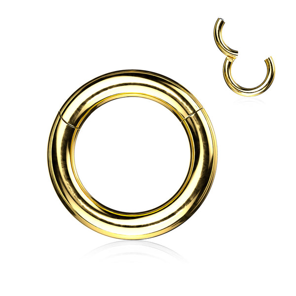 Surgical Steel Hinged Big Gauge Rings