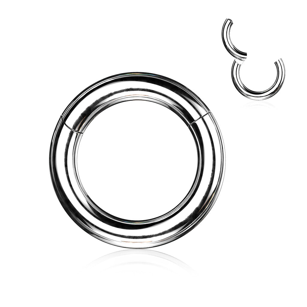 Surgical Steel Hinged Big Gauge Rings - Pic&Mix The Body Jewellery Shop