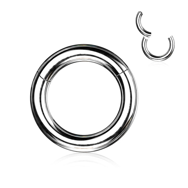 Surgical Steel Hinged Big Gauge Rings
