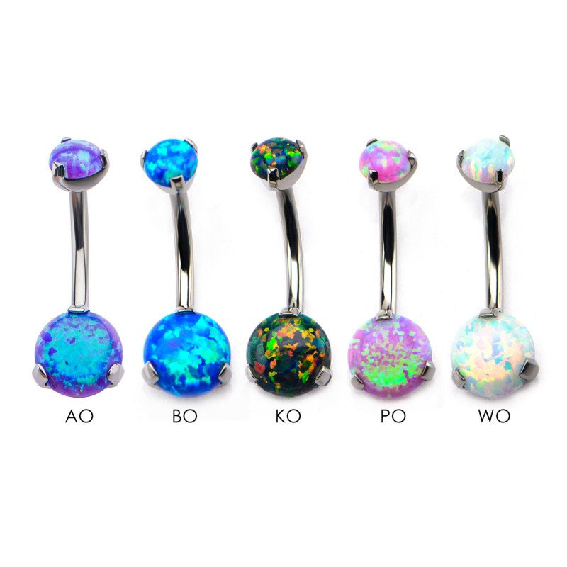 Synthetic opal belly bars
