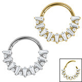Titanium Claw set Moonlight Jewelled - Pic&Mix The Body Jewellery Shop