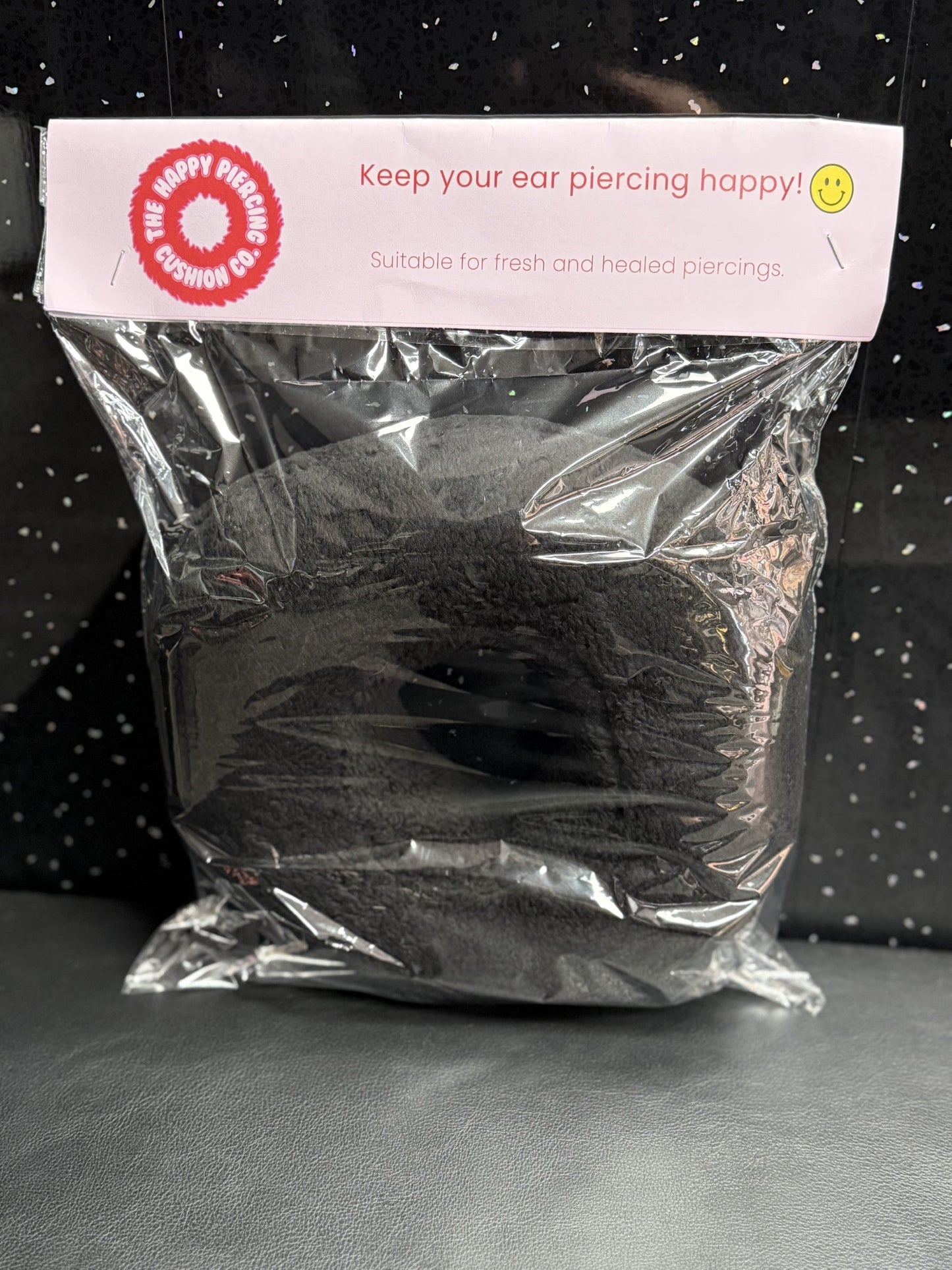 The Happy Piercing cushion - Pic&Mix The Body Jewellery Shop