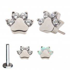 Assorted crystal cast Labrets