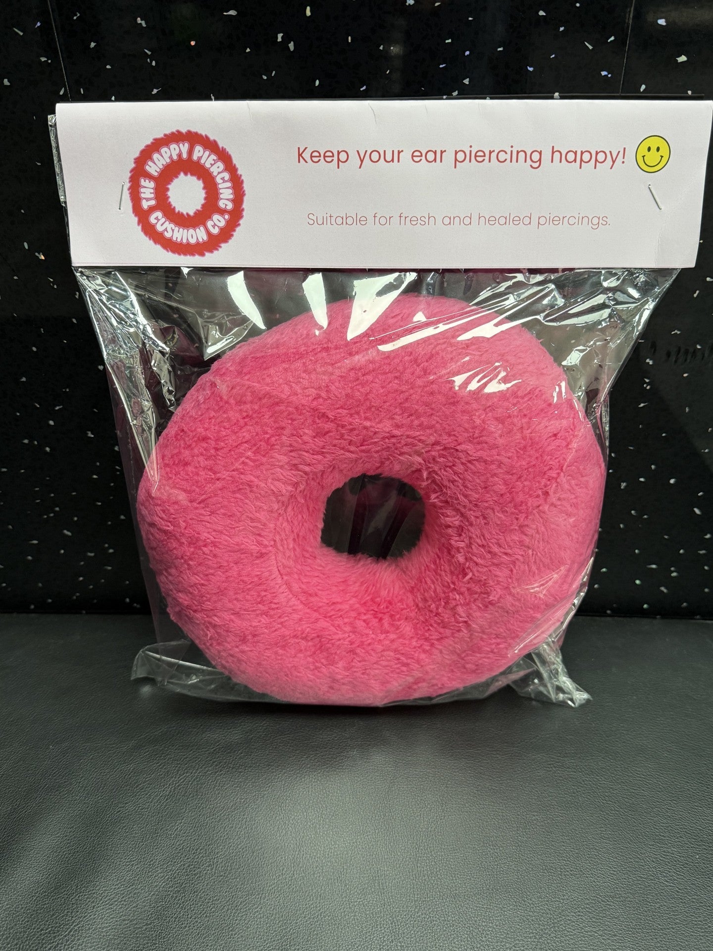 The Happy Piercing cushion - Pic&Mix The Body Jewellery Shop