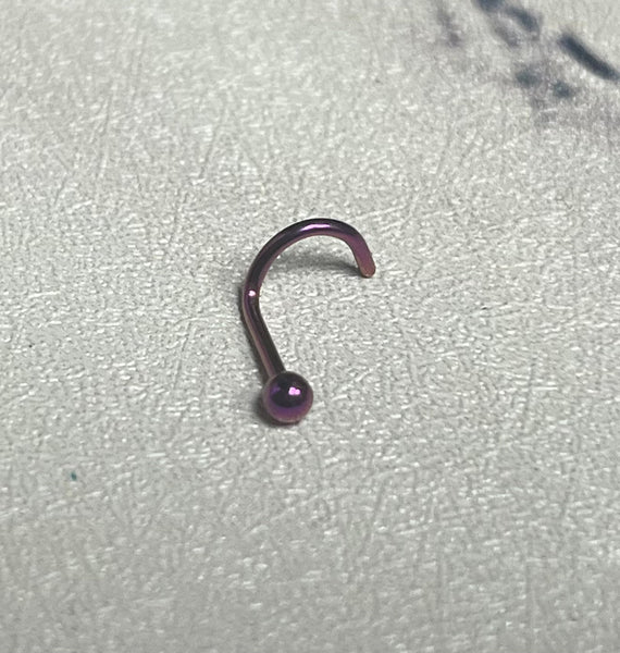 Initial Piercing - Assorted Ball Nose Screw