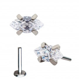 Initial Piercing  Assorted Claw set Labrets - Pic&Mix The Body Jewellery Shop