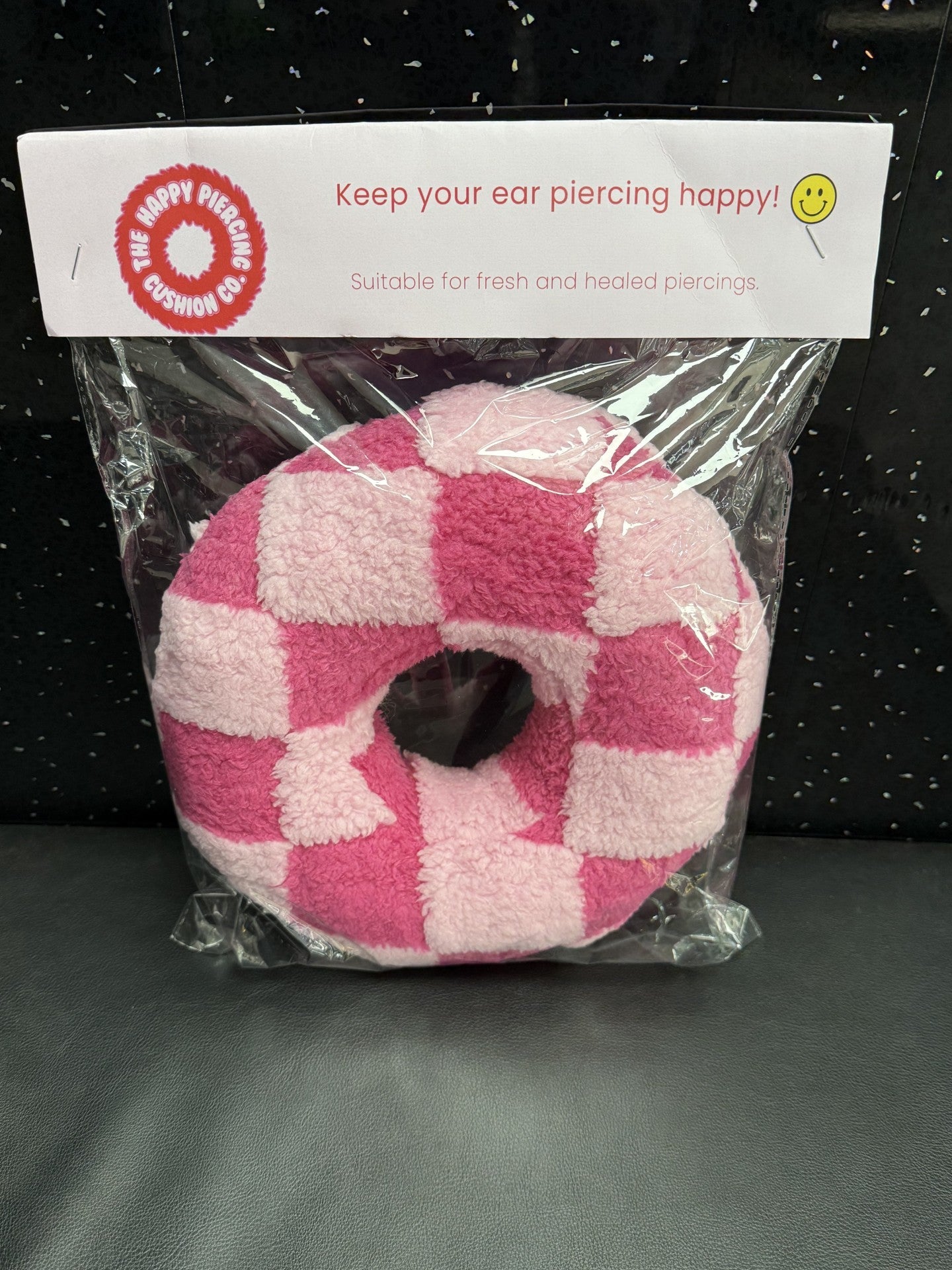 The Happy Piercing cushion - Pic&Mix The Body Jewellery Shop