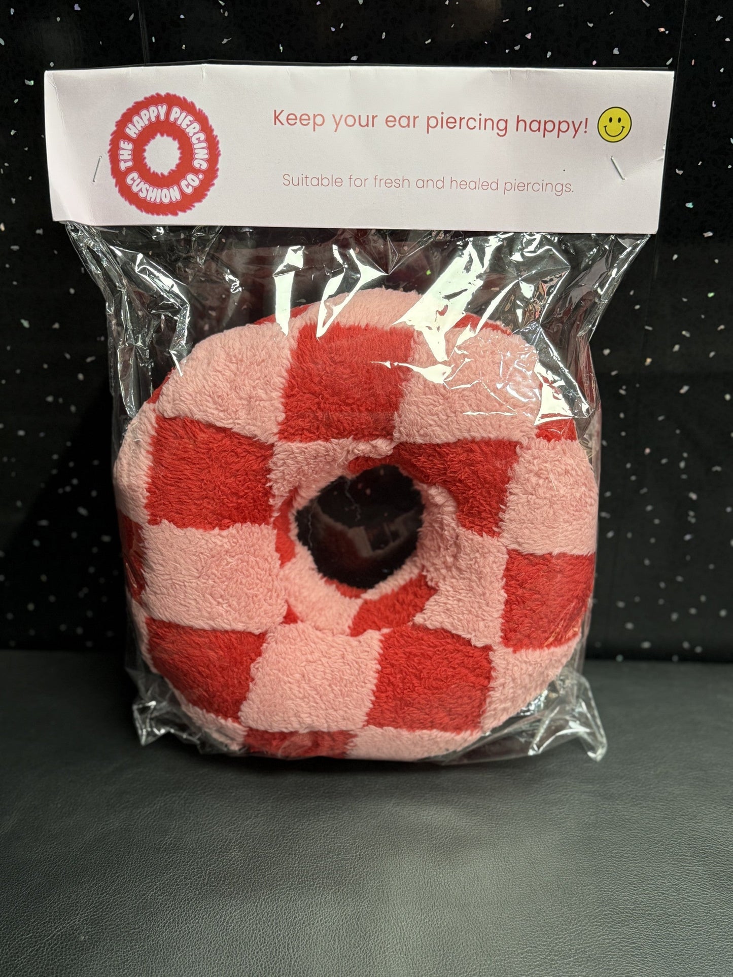 The Happy Piercing cushion - Pic&Mix The Body Jewellery Shop