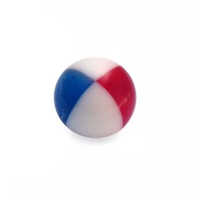 316L Surgical Steel Tongue Barbell Modern beach ball – Vibrant Glow Piercing Jewellery