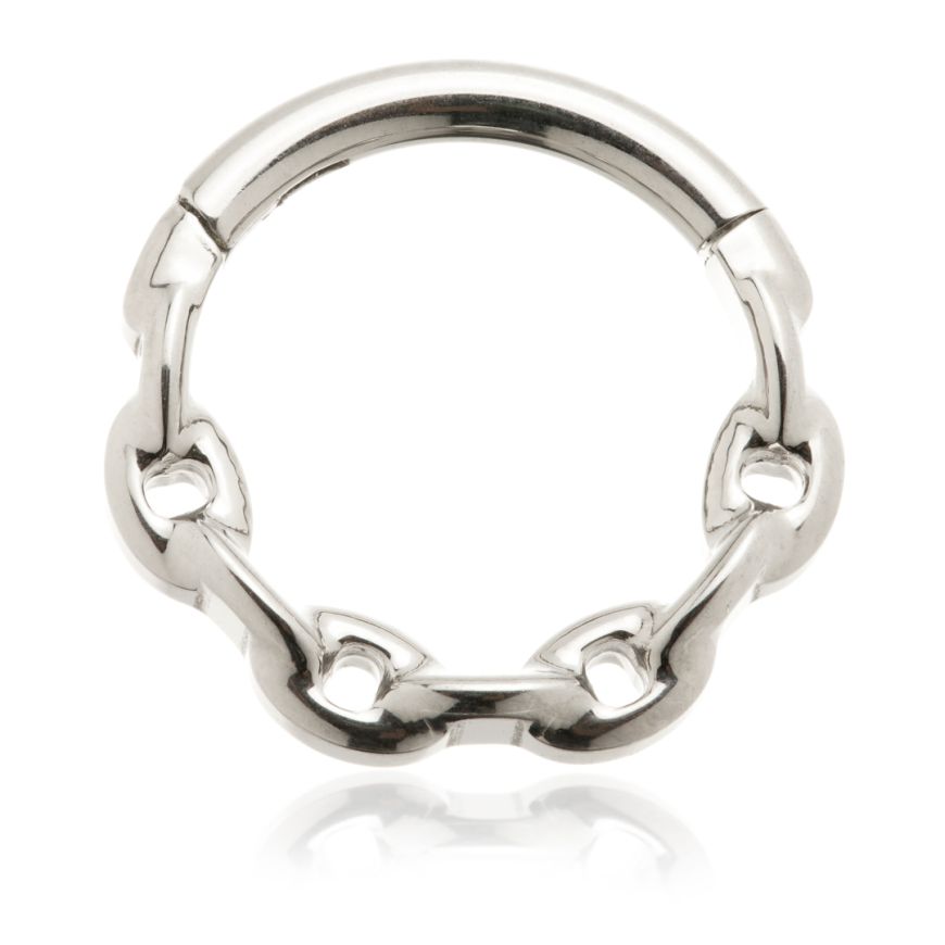 Daith/septum ring - Solid Chain - Pic&Mix The Body Jewellery Shop