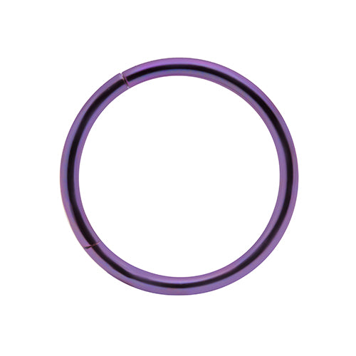 Surgical Steel Hinged Rings - 1.2mm Purple or Rainbow - Pic&Mix The Body Jewellery Shop