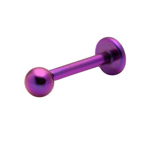 Push Fit Titanium Labret bar 1.2 - Pic&Mix The Body Jewellery Shop
