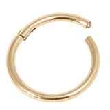 Surgical Steel hinged rings - assorted colours 0.8mm