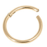 Surgical Steel hinged rings - assorted colours 0.8mm