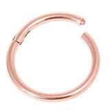 Surgical Steel hinged rings - assorted colours 0.8mm
