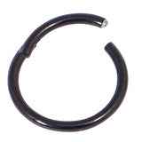 Surgical Steel hinged rings - assorted colours 0.8mm