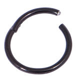 Surgical Steel hinged rings - assorted colours 0.8mm