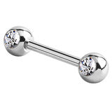 Nipple Bar - 1.6x12-16mm 316L Surgical Steel - Pic&Mix The Body Jewellery Shop