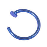 Anodised titanium open rings 0.8 x 7,8 or 9mm