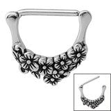 Nipple Bar - 1.6x14mm Roses - Pic&Mix The Body Jewellery Shop