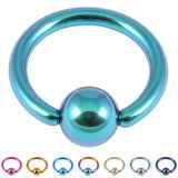 Titanium Ball Closure Ring - 1.6mm