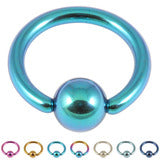 Titanium Ball Closure Ring - 1.6mm