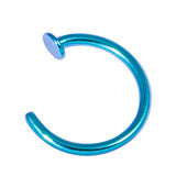 Anodised titanium open rings 0.8 x 7,8 or 9mm