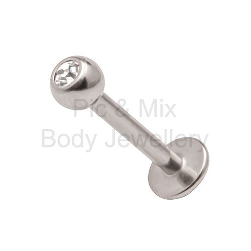 Labret bar - 1.2x3mm - Pic&Mix The Body Jewellery Shop