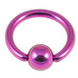 Titanium Ball Closure Ring - 1.6mm