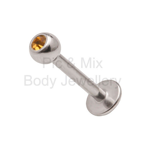 Labret bar - 1.2x3mm - Pic&Mix The Body Jewellery Shop