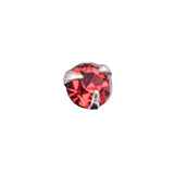 Sterling Silver 3 claw crystal nose stud