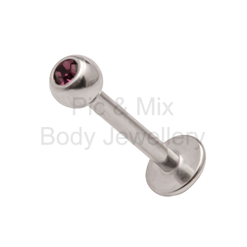 Labret bar - 1.2x3mm - Pic&Mix The Body Jewellery Shop