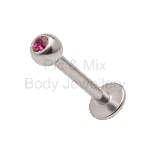 Labret bar - 1.2x3mm - Pic&Mix The Body Jewellery Shop