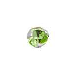 Sterling Silver 3 claw crystal nose stud