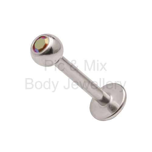 Labret bar - 1.2x3mm - Pic&Mix The Body Jewellery Shop