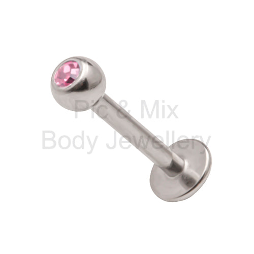 Labret bar - 1.2x3mm - Pic&Mix The Body Jewellery Shop